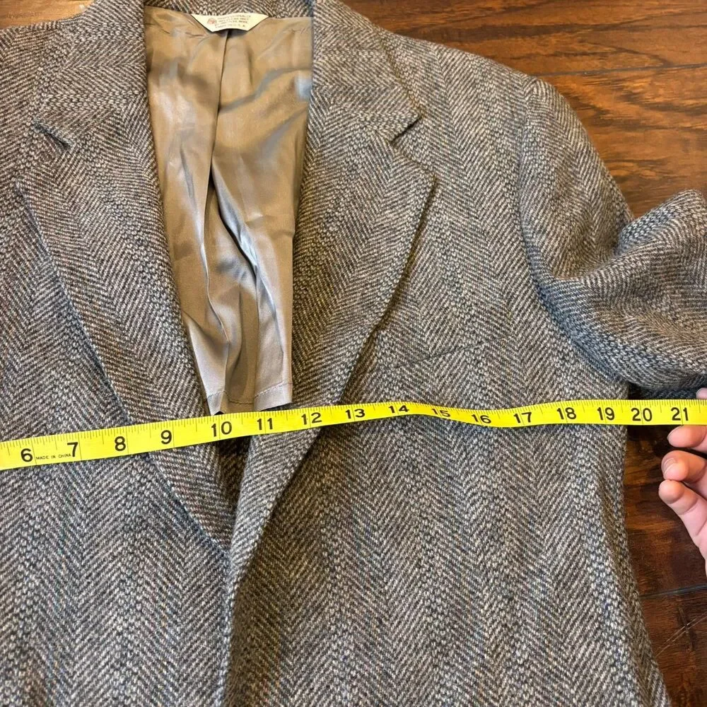 Vintage Anderson-Little size 40 100% Wool Made in USA Blazer